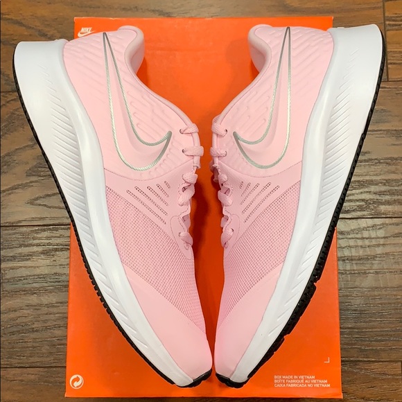 Nike Shoes - WMNS NIKE STAR RUNNER 2(GS) Pink Foam/Metallic Sil